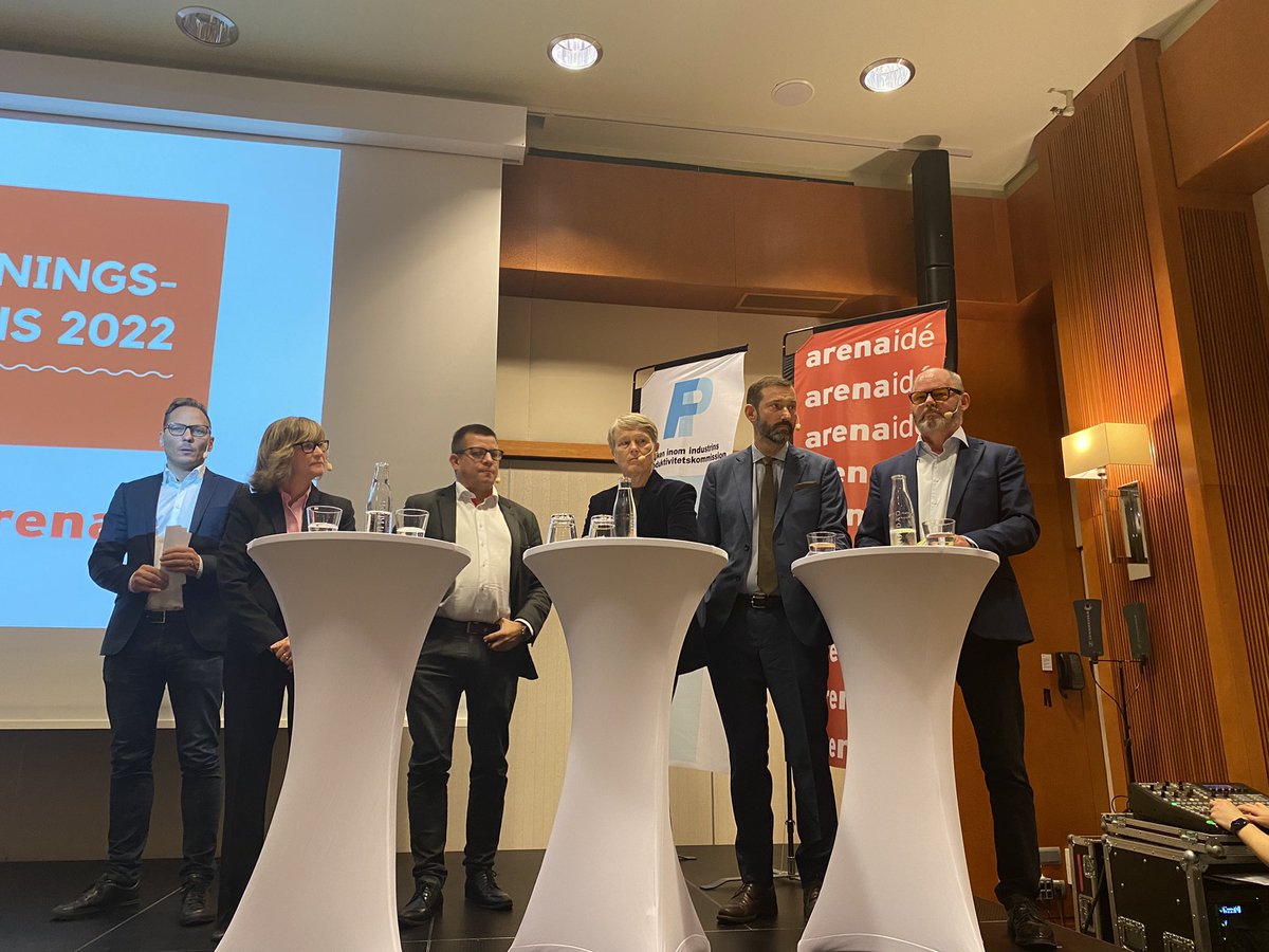 Arena Idé (@arenaide) on Twitter photo Panelen kommenterar German rapport: Veli-Pekka Säikkälä från <a href="/ifmetall/">IF Metall</a>, <a href="/CFrankelius/">Camilla Frankelius</a> från <a href="/Ingenjorerna/">Sveriges Ingenjörer</a>, <a href="/ingelskog/">Johan Ingelskog</a> @FacketKommunal, Tomas Undin, <a href="/teknikforetagen/">Teknikföretagen</a>, <a href="/StefanKoskinen/">Stefan Koskinen</a>, <a href="/AlmegaAB/">Almega</a>, <a href="/Wennemo/">Irene Wennemo</a>, Medlingsinstitutet Panelen kommenterar German rapport: Veli-Pekka Säikkälä från <a href="/ifmetall/">IF Metall</a>, <a href="/CFrankelius/">Camilla Frankelius</a> från <a href="/Ingenjorerna/">Sveriges Ingenjörer</a>, <a href="/ingelskog/">Johan Ingelskog</a> @FacketKommunal, Tomas Undin, <a href="/teknikforetagen/">Teknikföretagen</a>, <a href="/StefanKoskinen/">Stefan Koskinen</a>, <a href="/AlmegaAB/">Almega</a>, <a href="/Wennemo/">Irene Wennemo</a>, Medlingsinstitutet