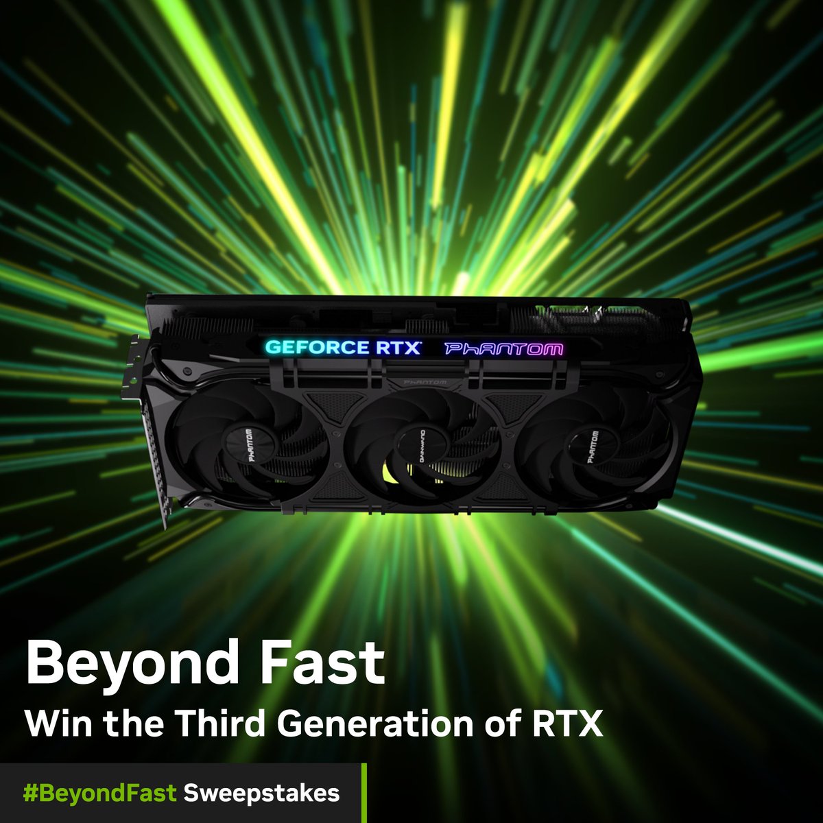 Today’s #BeyondFast Card Spotlight: @gainward_official Key Features: ⚫ Renovated Thermal Structure ⚫ Ultra-Dense Protection Plate ⚫ Extreme Cooling Performance Want your chance to win this card? 1. RT this post 2. Reply with #BeyondFast