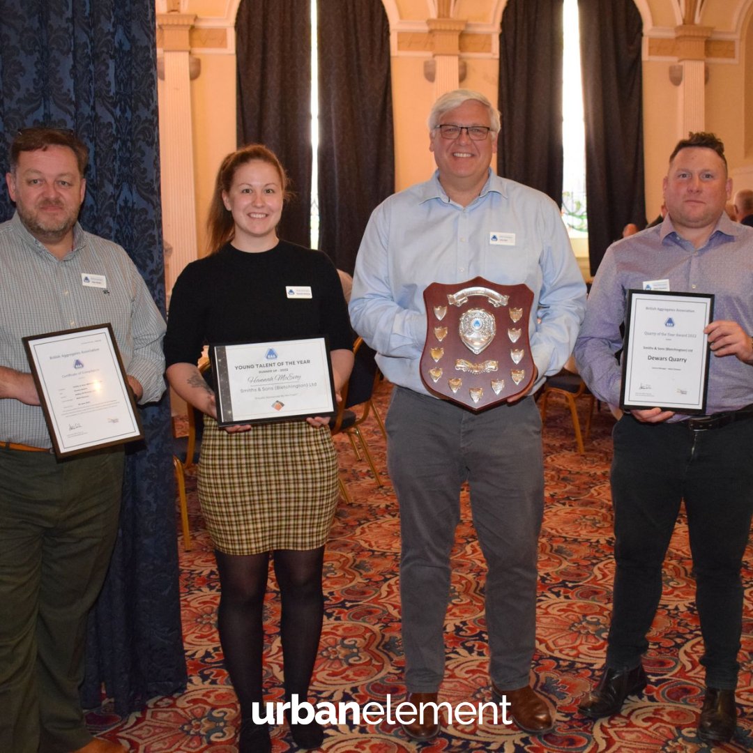 Great news for Smith &amp; Sons🙌

We love celebrating our client's achievements &amp; want to congratulate Smith &amp; Sons for winning quarry of the year 2022!

Well done to Mark Stanway and everyone involved!

#UrbanElement #SocialMediaMarketing #ClientWins #SmithandSons