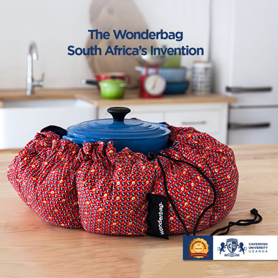 CavendishUg's tweet photo. Without education, one will not explore new ideas.
South Africaโs Wonderbag is a much-needed innovation that allows food preparation without suffering from air pollution caused by firewood or other fuels thus saving energy.
#Knowyourcontinent #SouthAfrica https://t.co/NyxRcO0fRw