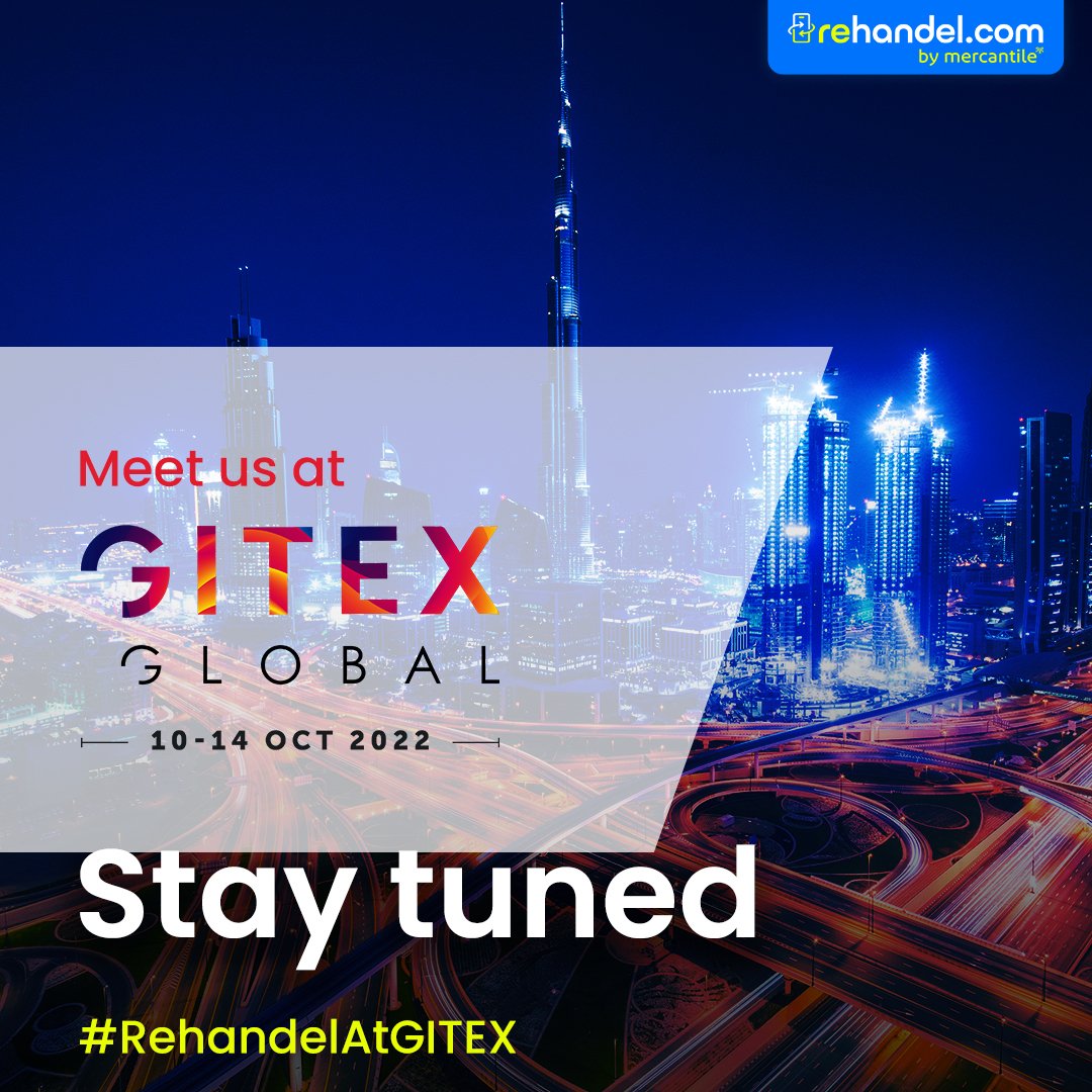 RehandelByM's tweet photo. Are you looking for the best graded and certified used iPhones &amp; Android smartphones in the B2B market?  Wait no more. 
We will be participating at GITEX Global 2022! 

Stay tuned for more excitement coming your way!

#Event #Technology #IndustryLeaders #Rehandel https://t.co/Qn16aF7e6r
