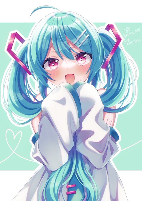 ミクさん
 #あなたのあお色の作品を見せてください 