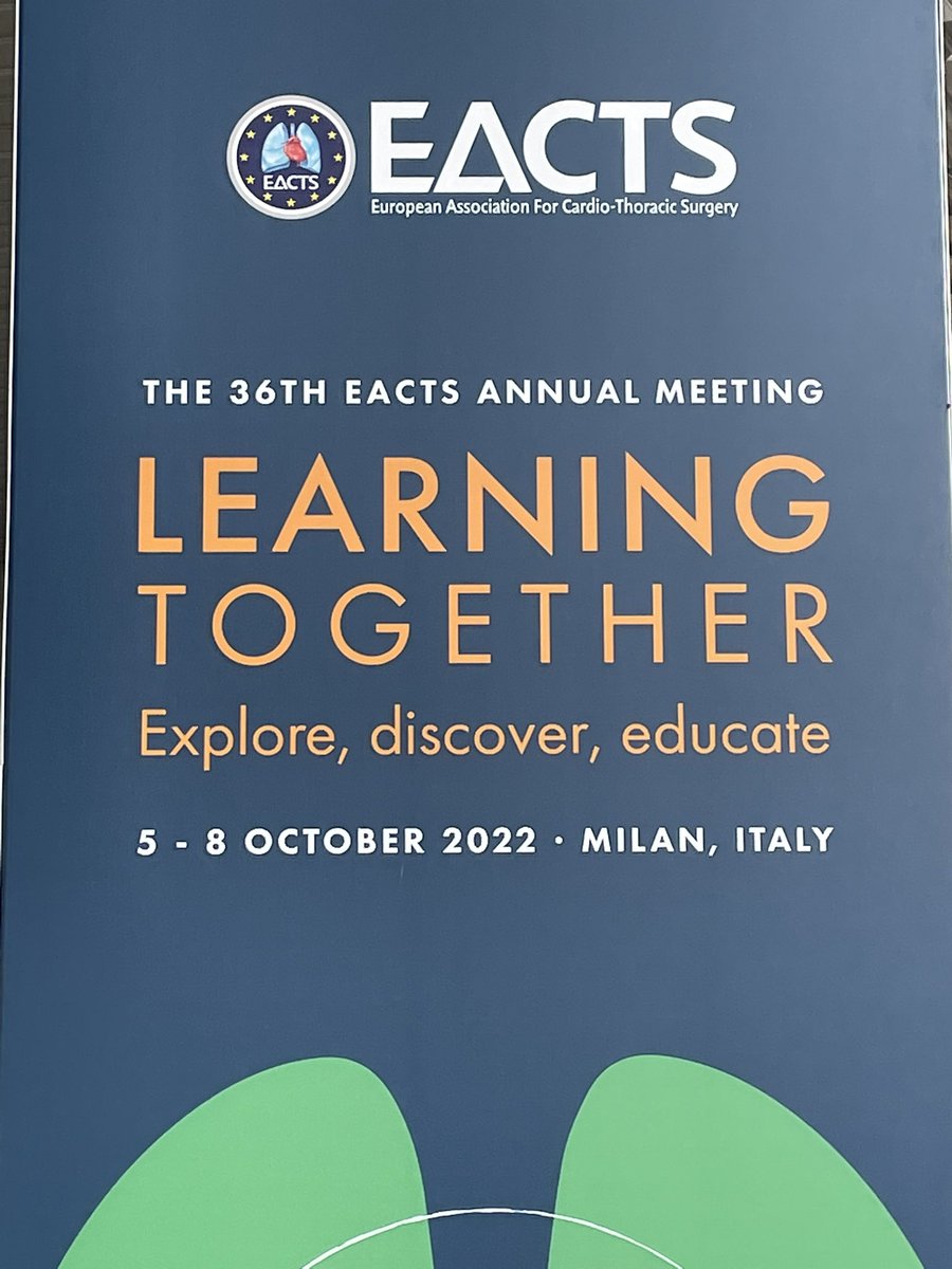Nimesh Desai MD PhD (@nimeshdesaimd) on Twitter photo Buongiorno from Milano! Excited for the start of EACTS 2022 and seeing FIVE #PennCTsurgery trainees on the podium!! #EACTS2022 #PennAorta Buongiorno from Milano! Excited for the start of EACTS 2022 and seeing FIVE #PennCTsurgery trainees on the podium!! #EACTS2022 #PennAorta