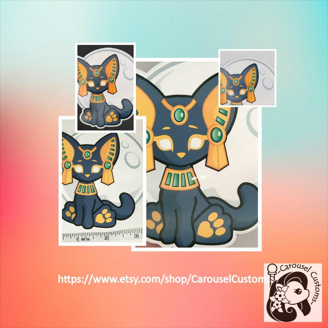 LadyLittlefox's tweet image. Sleek sellouts! 🤓. Order Bast Full Moon - Egyptian Cat Goddess - Toebeans Vinyl Sticker 3.75 Inch at $4.0 from etsy.com/listing/116353… #StickerVinyl #OriginalArtSticker