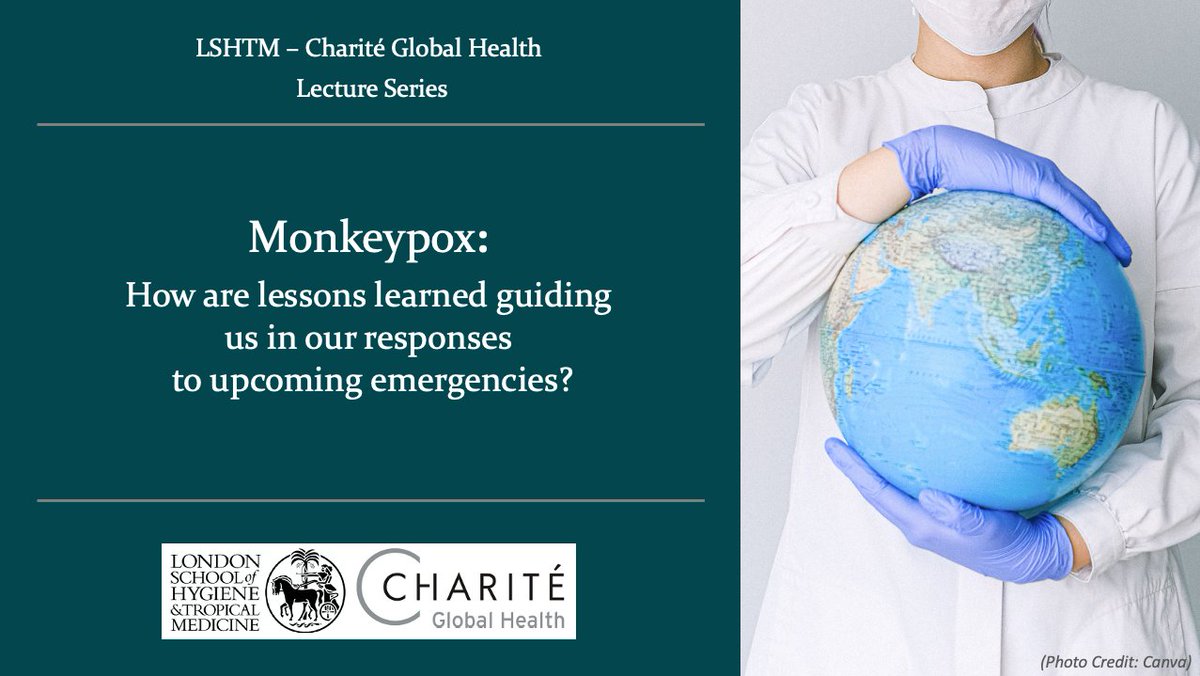 📢 Join us today at 18:00 CEST to discuss the #monkeypox #globalhealth response!

Our speakers: 
<a href="/dr_michaelmarks/">Michael Marks</a>
 @dr_uwetweets
<a href="/DesolaOgunleye/">Adesola Yinka-Ogunleye</a> 

Moderation by <a href="/BeateKampmann/">Beate Kampmann</a> 

👉🏼Join here: bit.ly/BerlinLectures