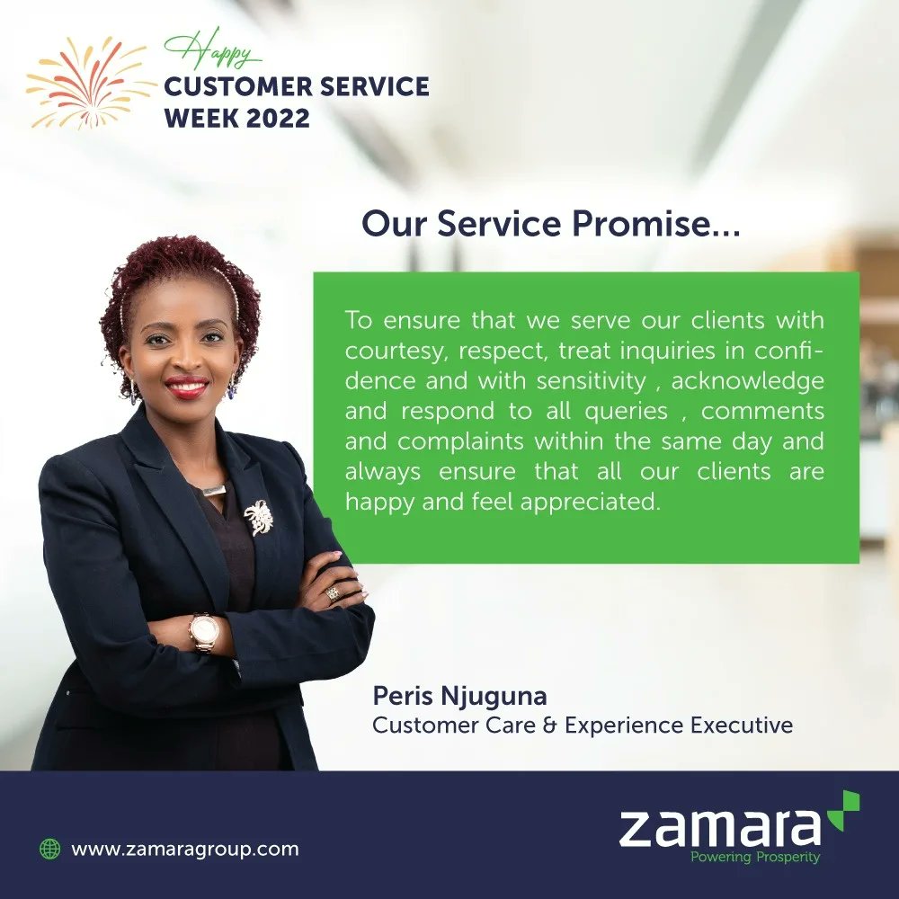 Zamara_Ke's tweet photo. We are here for you!

This week, we're reminding you that we will always be there to take care of all your needs and give you a better experience every time.

#BetterwithZamara #PoweringProsperity #customerexperience #Customerinclusion #serviceexcellence https://t.co/NmuIa3k44I