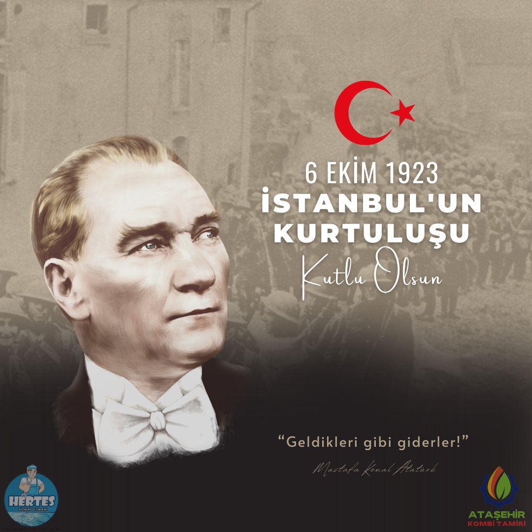 HertesTesisat's tweet photo. Geldikleri gibi gittiler! İstanbul'un kurtuluşu kutlu olsun. https://t.co/C6uMMpETeQ