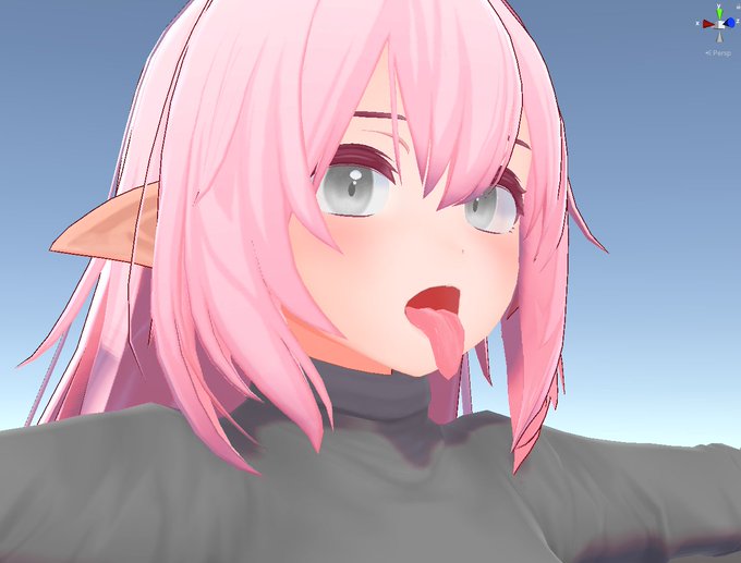 揺れる舌を追加してみたり 