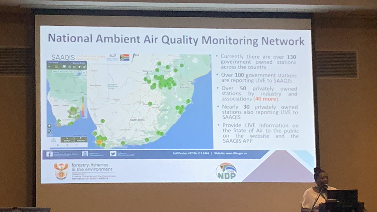 The National Ambient Air Quality Monitoring Network in South Africa