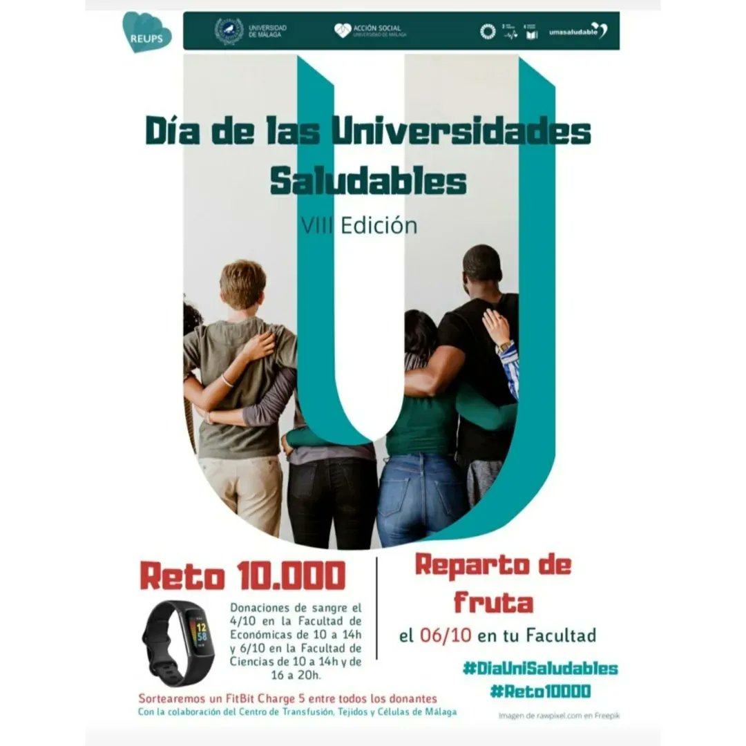 El @sicau_uma de la @industrialesuma se une a la campaña del #diaunisaludables promovida por la @infouma.
Podéis acercaros al vestíbulo de la Escuela y coger vuestra pieza de #fruta gratis para empezar el día con #salud y energía 🍊🍌🍑🍐🍏🍎🍇

#reto10000
#habitossaludables