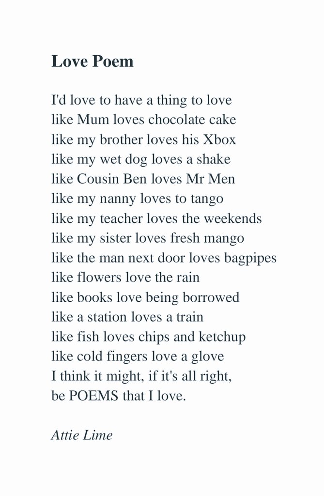 AttieLime's tweet photo. Happy #NationalPoetryDay 💕 https://t.co/acUILhzi45