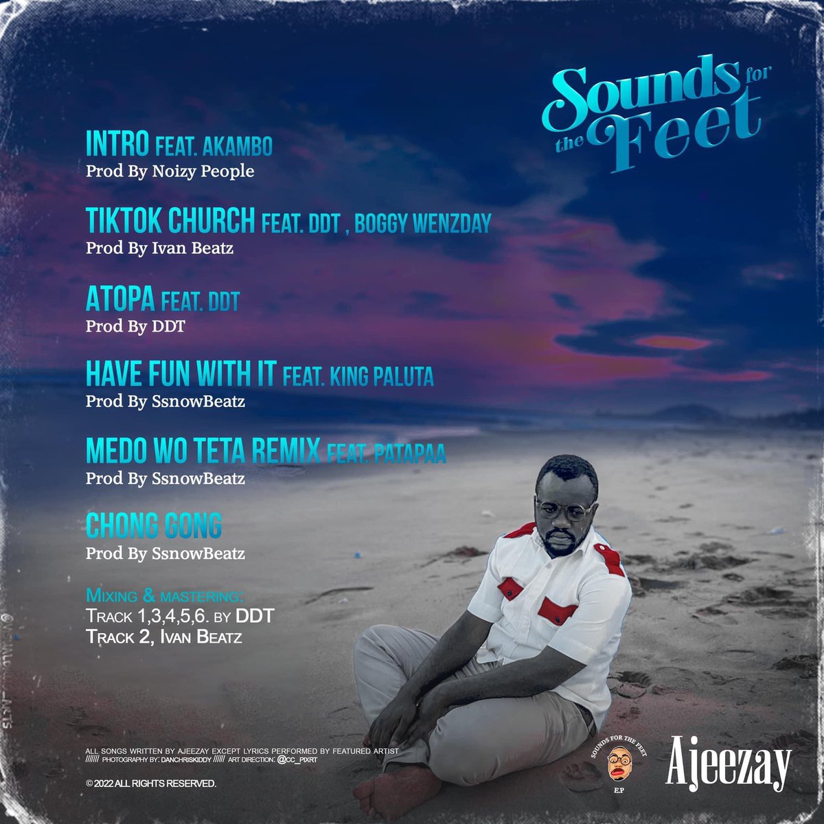 Sounds for the feet Ep !! Keep streaming family! Link here : 
soundsforthefeet.fanlink.to/Ajeezay