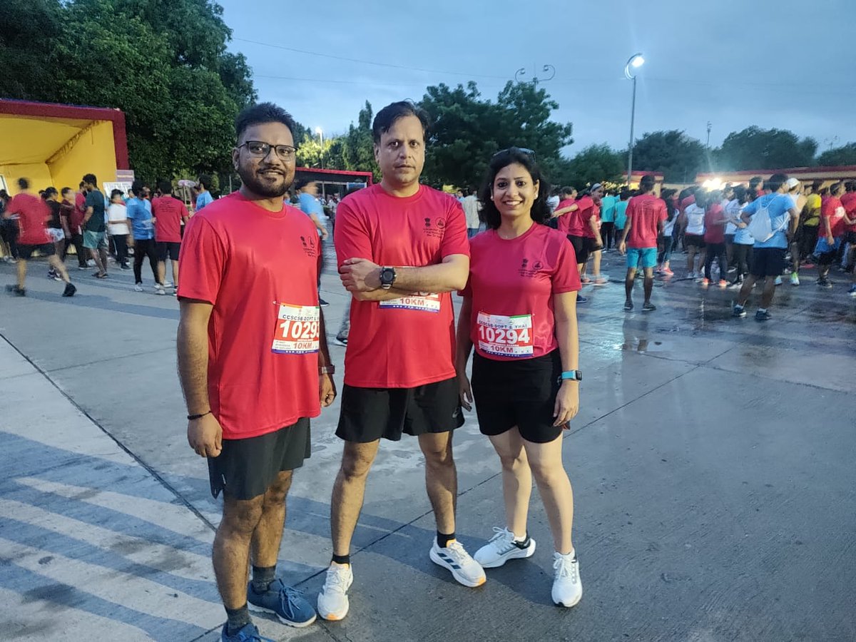 DeepLearnings's tweet image. Deepshikha Sh arma , Bib no. 10294, successfully completed CCSCSB-DOPT &amp;amp; YHAI-3rd Half Marathon (10 Km) on 25 Sep, 2022,in 01:17:33 #runizen via @runizen
When the going gets tough,the tougher gets going :)#Runnergirl 
#marathontraining
@Vipin252424 thanku Sir #foreverindebted