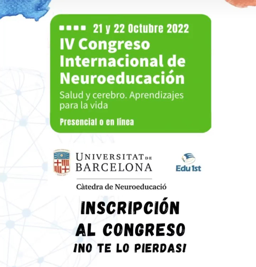 marinvizate's tweet photo. 📢 ¡Recordad que aún estáis a tiempo para participar en el IV Congreso Internacional de Neuroeducación! Nosotras ya estamos ultimando pequeños detalles del #BrainGame. ¿Jugamos?
w/ @CatedraNEUROEDU, @esthima y @SheilaBoudount  
https://t.co/eO8fCjAjI9 https://t.co/UloEvqqktG