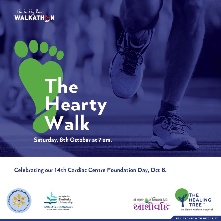 BhaikakaK's tweet image. #thehealthyheartwalkathon #theheartywalk #thehealingtree #shreekrishnahospital #bhaikakauniversity