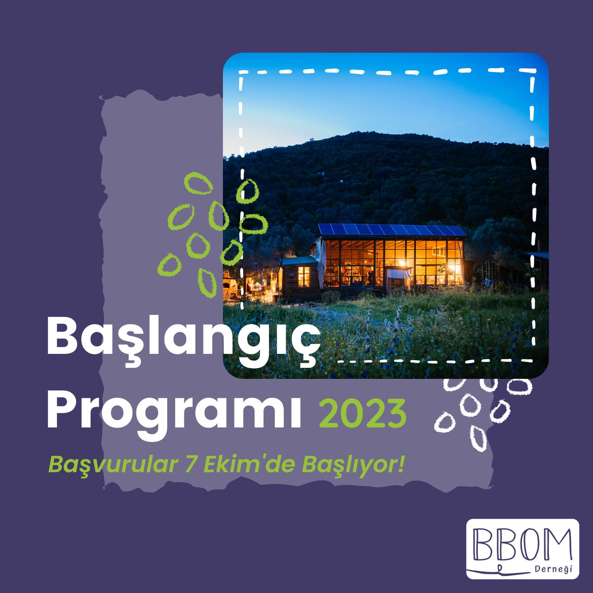 Çok yakında 📣 BBOM Öğretmen Köyü 2023 Başlangıç Programı için başvurular 7 Ekim Cuma günü başlıyor! BBOMÖK topluluğuna katılmaya, katılımcı ve barışçıl öğrenmeye gönüllü olanlar, program detayları ve başvuru formu için takipte kalın! #bbomöğretmenköyü #BaşlangıçProgramı2023