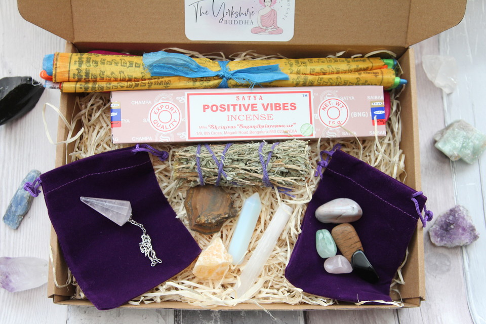 Grab 15% off our wellbeing boxes. Perfect for some 'me time'  #yorkshiresmallbusiness #yorkshiremakers #shopsmall #handmadeinharrogate #smallbusiness #yorkshirecrafts #harrogate #QA #crafters #etsysellers #ecofriendly  #plasticfree #harrogatesmallbusiness #crystals #spiritual