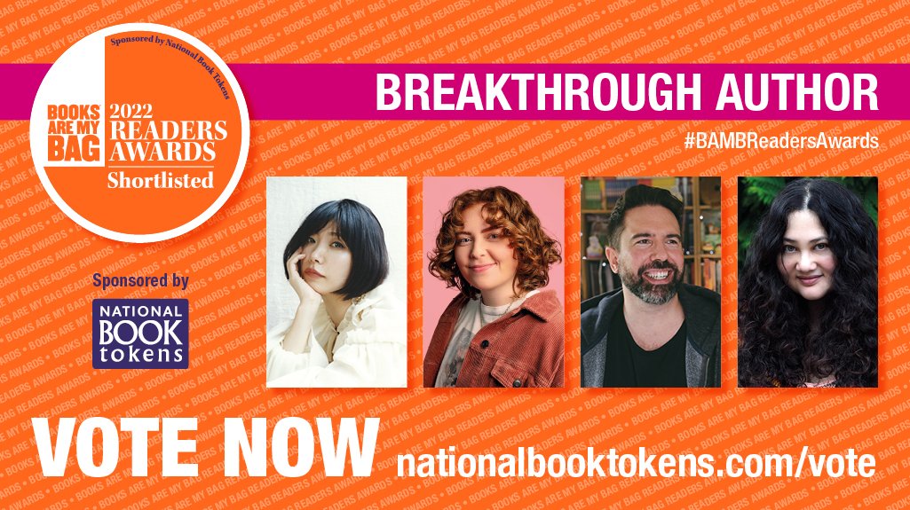 booksaremybag's tweet photo. BREAKTHROUGH AUTHOR AWARD

Congratulations to @mieko_kawakami, @aliceoseman, @jamiesmart and @gabriellezevin

Vote now: https://t.co/73roHitDBh 

#BAMBReadersAwards https://t.co/RwlpA9ECxv