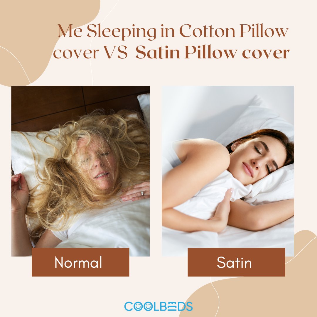 CoolBeds1's tweet photo. Normal vs Satin pillow covers!

Which one is the best comment your Favourite ❤️

#satin #pillowcase #silkpillowcases #satinfabric #cgm #satinsilk #sleepwell #pillowcovers #pillowdecor #skincare #premiumsatin #hairfall #healthbenefits https://t.co/9syTvWqYlG