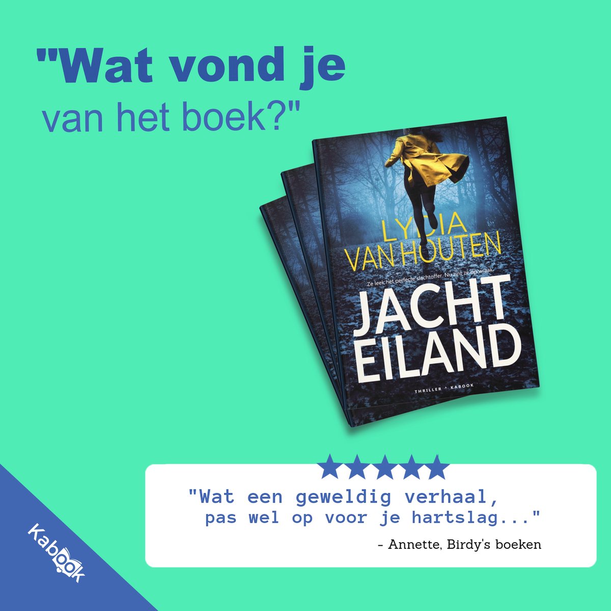 Kabookuitgevers's tweet photo. En ook de derde recensie voor JACHTEILAND van Lydia van Houten is mooi! 😍 Annette Overvoorde van @birdysboeken vertelt deze keer over haar leeservaring: https://t.co/7sAYzBr3Mv

Kijk jij hier ook zo naar uit? 👁️

#lydiavanhouten #jachteiland #recensie https://t.co/Em3RaUXbZ1