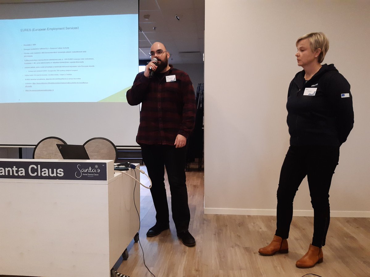 elinvoimak_LAP's tweet photo. Mitä apua #EURES tarjoaa työnantajille? Tässä muutamia:
- kv-rekryverkostot
- rekrytointitapahtumat
- kv haastattelu ja -infotilaisuudet

#TeamFinland #kvrekry #työvoimapula #Lappi @TEpalvelutLAP https://t.co/ZbxIVvIiAA