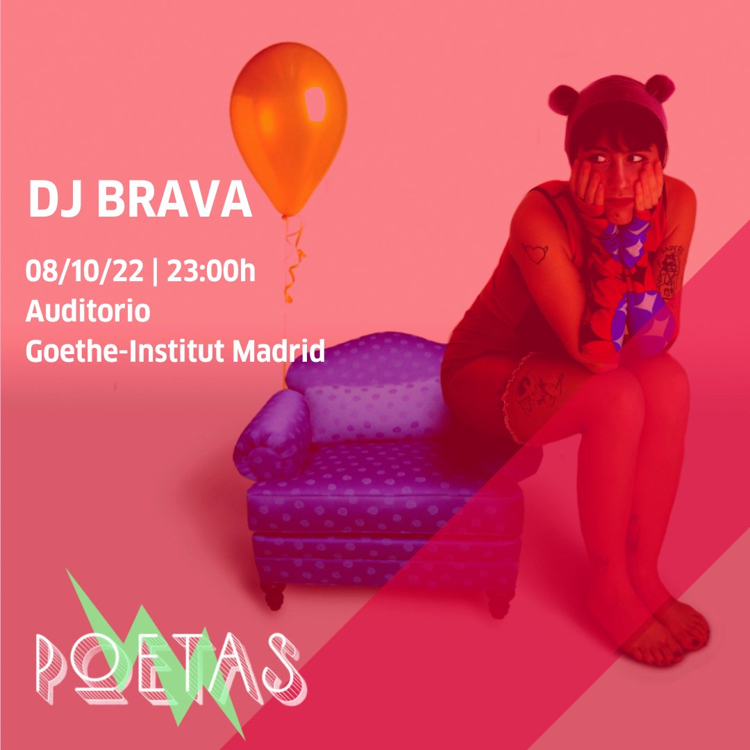 El #PoeticoFestival2022 acabará con un gran final fiestero al ritmo de DJ Brava, a partir de las 23 h. ¡Si ya tienes ganas de bailar y de entrar en ambiente, puedes escucharla aquí: youtu.be/wnYwHl2E8bQ  <a href="/poetaspoetico/">POETAS</a> <a href="/arrebatolibros/">Arrebato Libros</a> <a href="/ACEcultura/">Acción Cultural AC/E</a> @versopolis <a href="/lyrikline/">lyrikline.org</a>