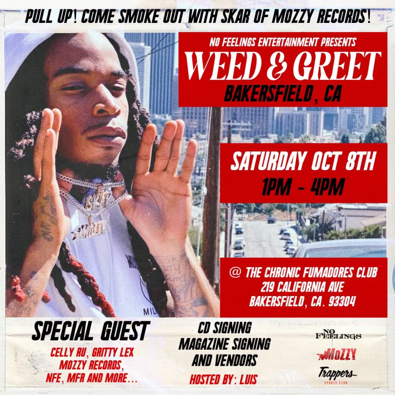 Skar3400's tweet photo. Pull up on me this Saturday in Bakersfield https://t.co/HbCwm4rIOd