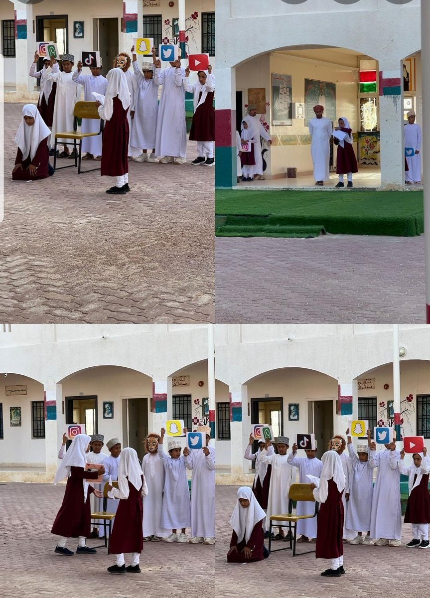 altahafarat3360's tweet photo. قدم طلاب الصف الرابع إذاعة متميزه طرح  فيها مخاطر        وايجابيات  برامج التواصل الاجتماعي  بشكل مسرحي صامت  تحت إشراف أ. المتالقة بدرية الغفيلية. كل الشكر والقدير  على جهودك  المبذولة. #تعليمية_شمال_الشرقية #مدارسنا_مستقبل_واعد https://t.co/hLAe5HPARo