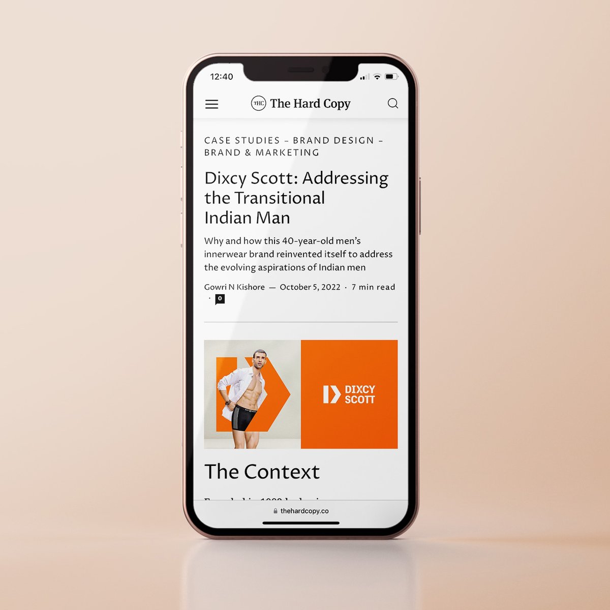 New Feature. This week <a href="/TheHardCopyCo/">TheHardCopy</a> traces the transformation of 40 year old mens's inner-wear brand Dixcy Scott, featuring our work in #brandidentity that speaks to a new aspiration and image of the self.
Read the insightful case-study here: tinyurl.com/3ysfd75m