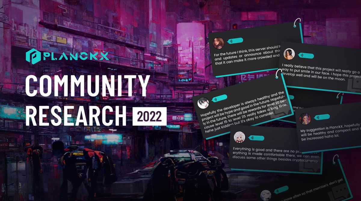 HEYYYY!!!!!😉

Any feedback for PlanckX ? 

1⃣Please fill out this form: forms.gle/WTJA5mWZzt69N4…
2⃣Comment below

Let us know what you feel about our project

(We might reward you with 2⃣0⃣USDT👀)

 ⏰Ends 13th Oct