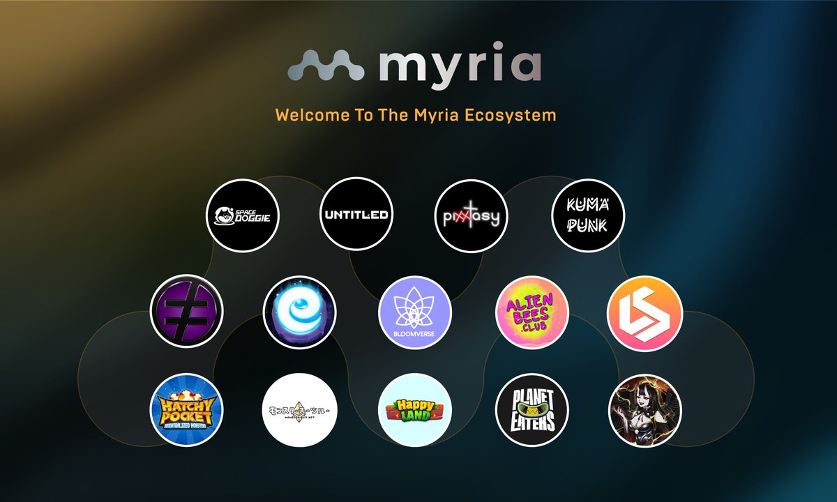 The floodgates have opened and the gaming projects building on <a href="/myria/">Myria | The web3 gaming platform</a> are rushing in! 🌊

That’s because they’ve seen what our #L2 blockchain with a fully functioning SDK can do. Scaling NFT collections, with zero gas fees, has never been easier. 

#PoweredbyMyria ⚡️