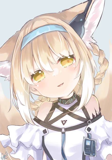 #天狐の日だしTLを狐で埋める再掲スズランちゃん 