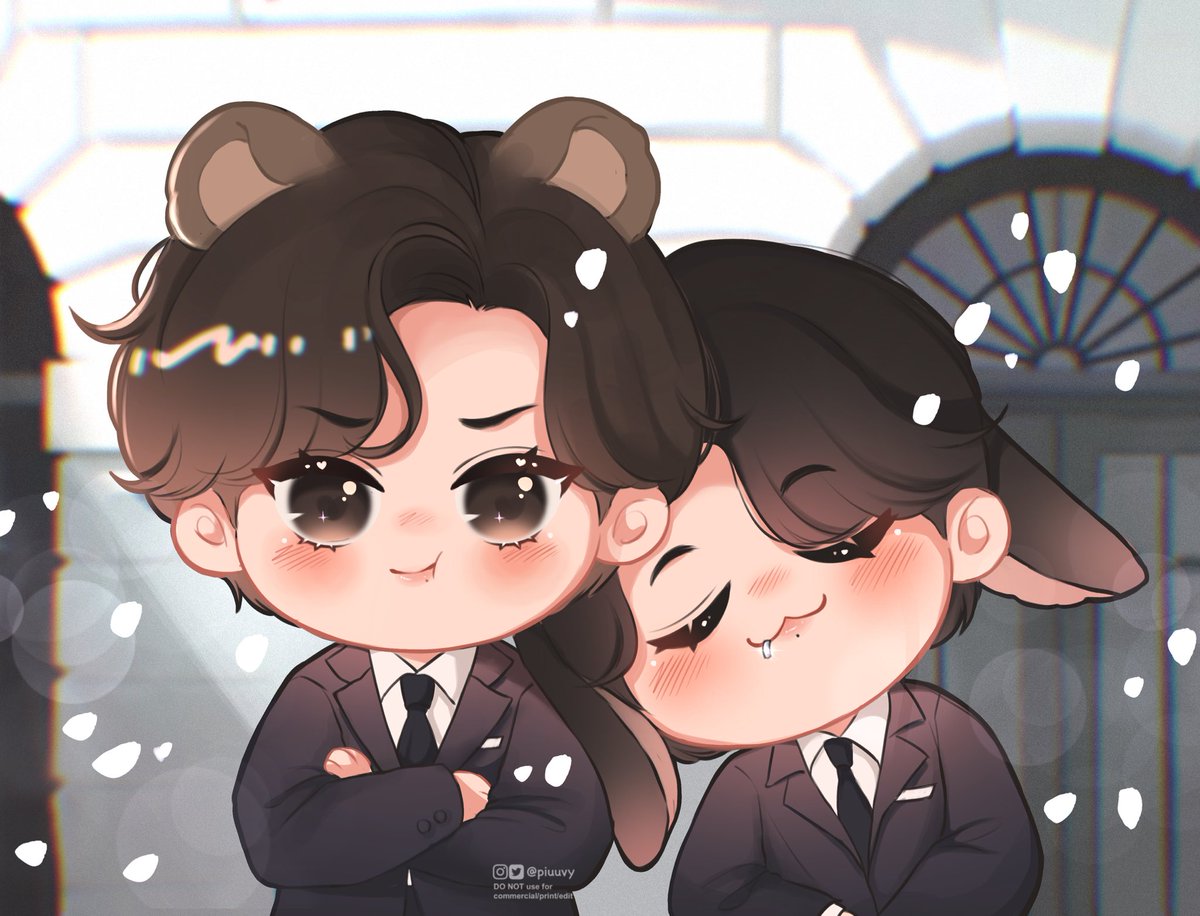 「"lean on your shoulder, we against the w」|Piuuvy⁷ 🐻 TAEKOOK DAY🔥のイラスト