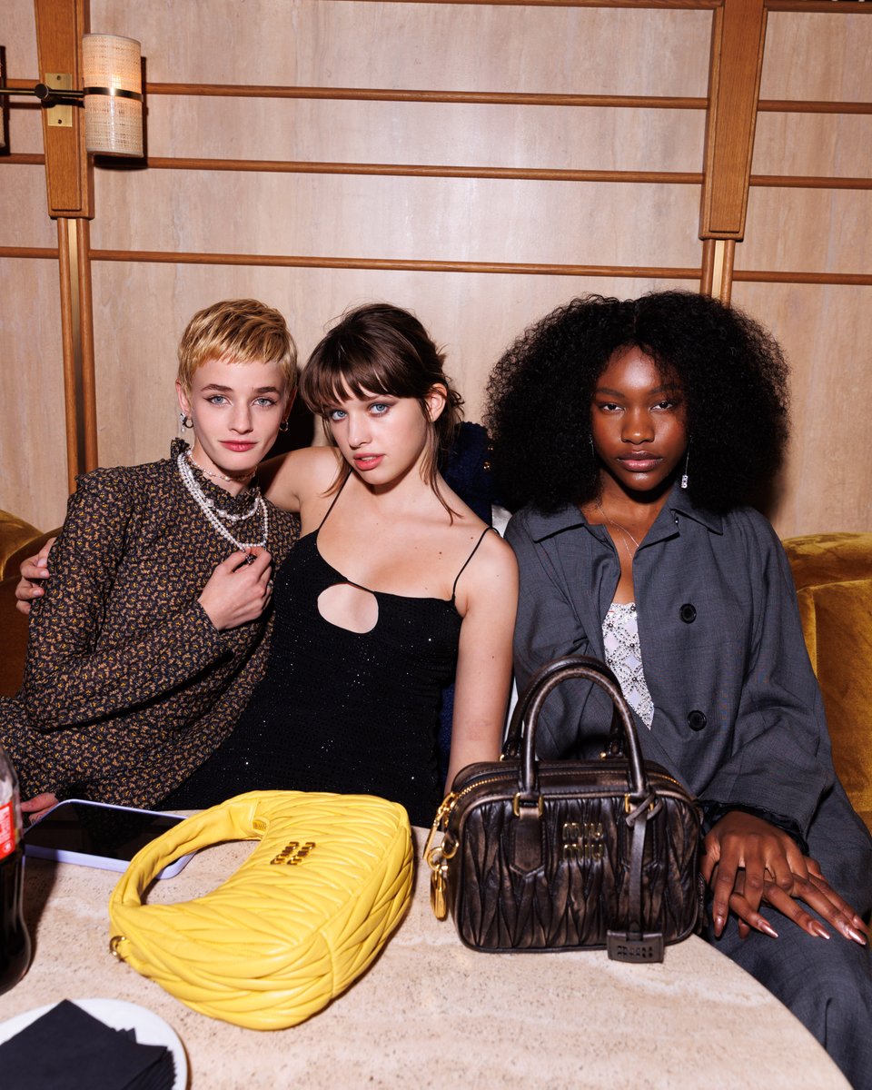 Our guests attending the dinner and party hosted by Miu Miu and