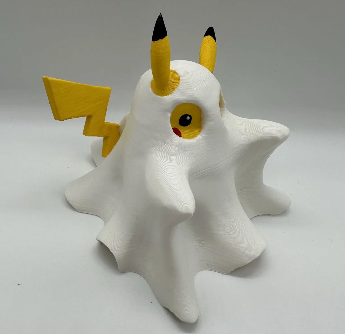 craftcloud3d's tweet photo. How are the #Halloween preparations going? We present #ghost #pikachu designed by ENTROISDIMENIONS on @Cults3D 👻
👀 Get it #printed: https://t.co/gctHhZ36O9
👉 Recommended by the designer: Printing it in 0.16mm, and a 15-20% fill.
#craftcloud3d #craftcloud #pokemon #3dprint https://t.co/iKC1ydB9Sg