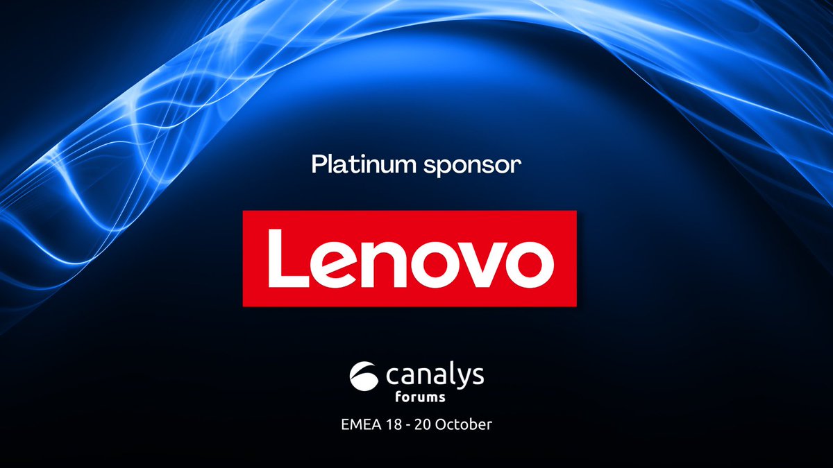 CanalysForums's tweet photo. 📢👏We are proud to have @Lenovo as a Platinum sponsor in Canalys Forums EMEA 2022 in Barcelona!🎇
There's still time for you to register and SPARK new business outcomes: https://t.co/7fOvLf2fyr
#CanalysForums22 #Spark https://t.co/tiPVeXxOyu