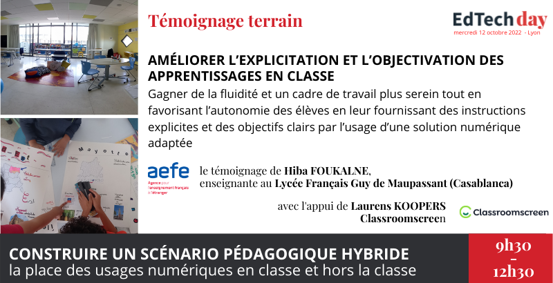 EdtechLyon (@edtechlyon) on Twitter photo 🤯 Gérer l'#attention de ses #élèves en classe de primaire et la clarté des consignes ? Rdv au #EdTechDay avec Hiba FOUKALNE, enseignante du 1er degré sur l'usage de <a href="/Classroomscreen/">Classroomscreen</a> avec ses élèves
12.10 à Lyon edtechday.net
❗️fermeture billetterie le 10.10 à 20h 🤯 Gérer l'#attention de ses #élèves en classe de primaire et la clarté des consignes ? Rdv au #EdTechDay avec Hiba FOUKALNE, enseignante du 1er degré sur l'usage de <a href="/Classroomscreen/">Classroomscreen</a> avec ses élèves
12.10 à Lyon edtechday.net
❗️fermeture billetterie le 10.10 à 20h