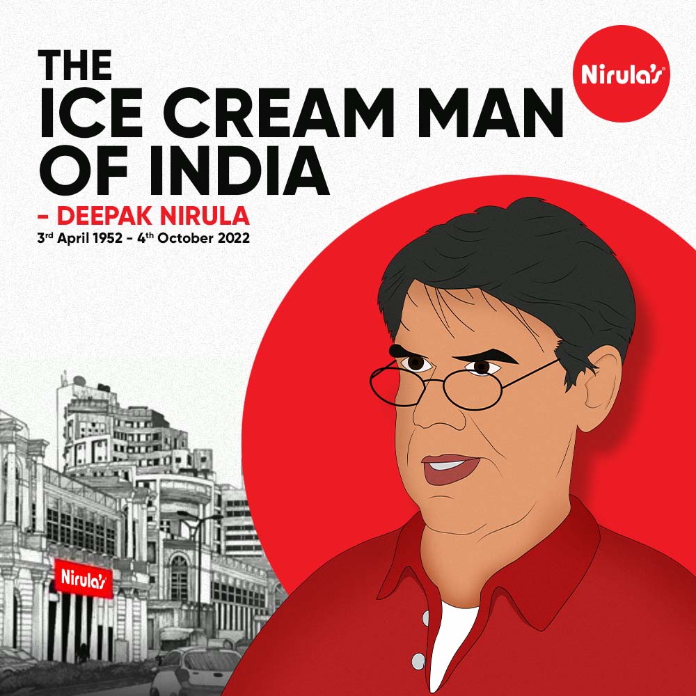 Thank you for giving us our first pizza, our first burger, our first ice-cream parlour experience, our first HCF with the motivation to be a scholar, and for making our first date so special. We'll miss you, Mr. Nirula.

#Nirulas