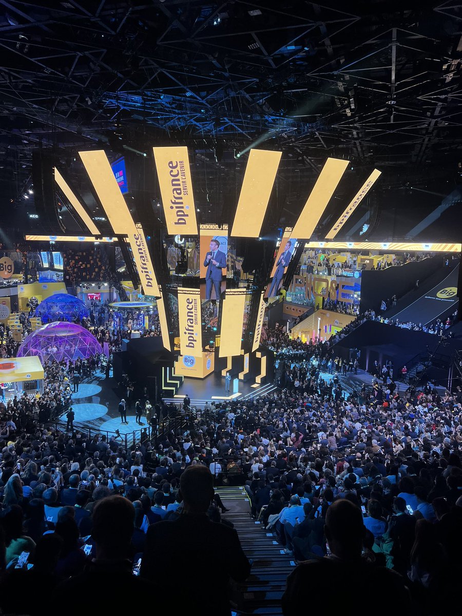 ✨Du côté de #Big2022 de la <a href="/Bpifrance/">Bpifrance</a> /  <a href="/EmmanuelMacron/">Emmanuel Macron</a>  on stage #innovation #Entrepreneur