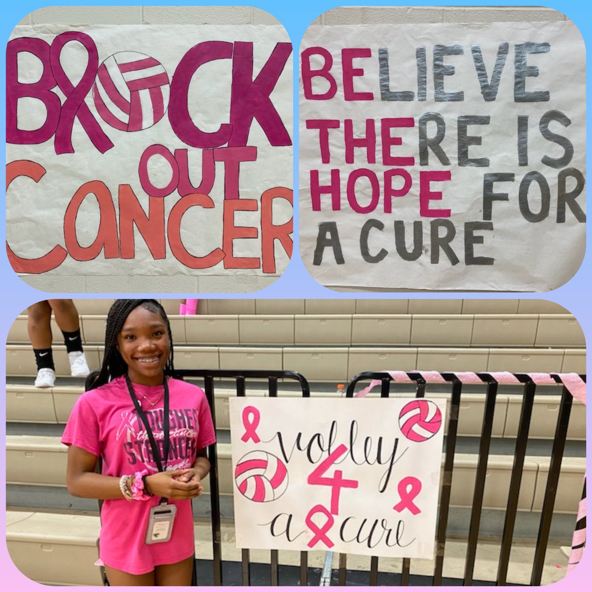 Pink Out 2022 💚🏐🌸 <a href="/PfISDAthletics/">PfISD Athletics</a> <a href="/JBConnallyHS/">Connally High School</a>