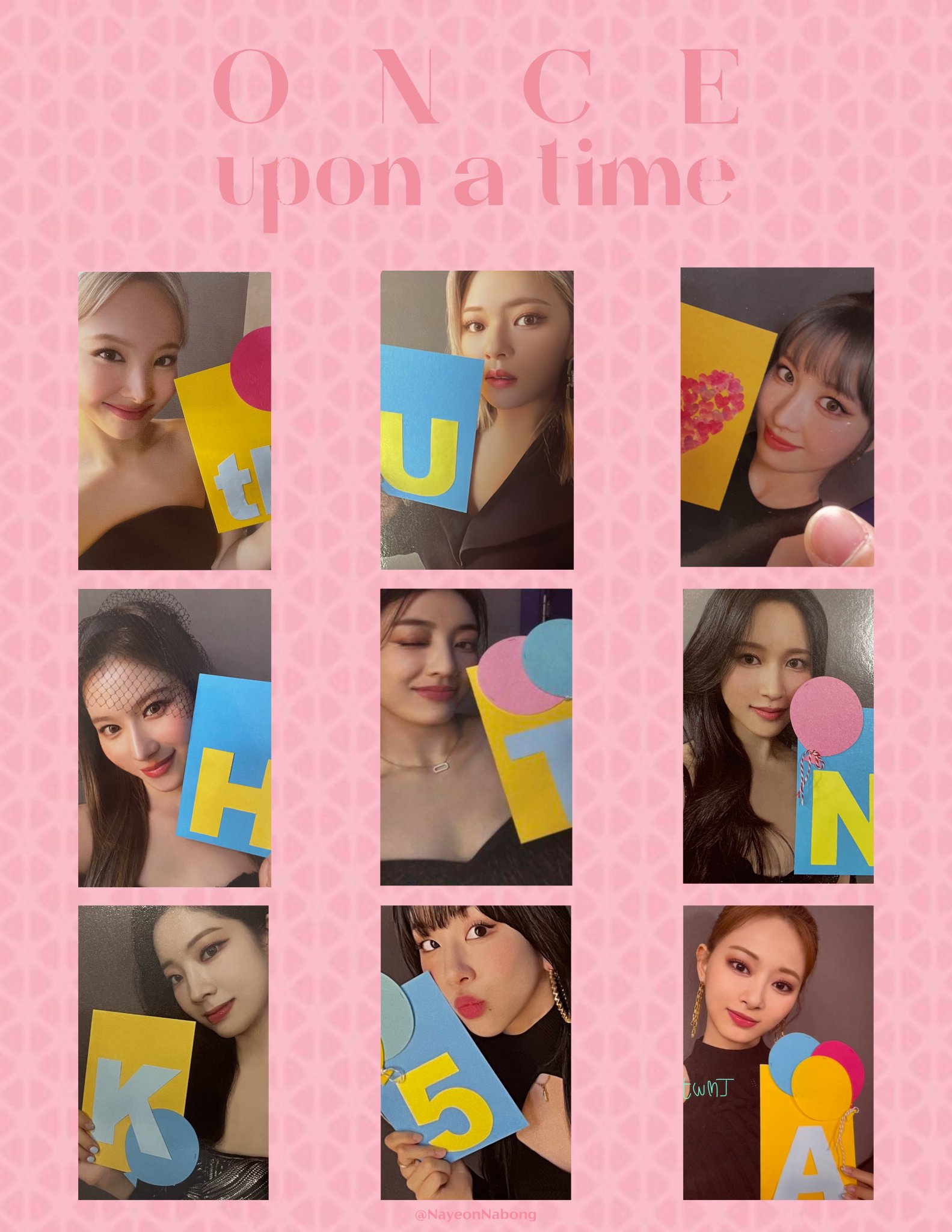 TWICE once upon a time トレカ