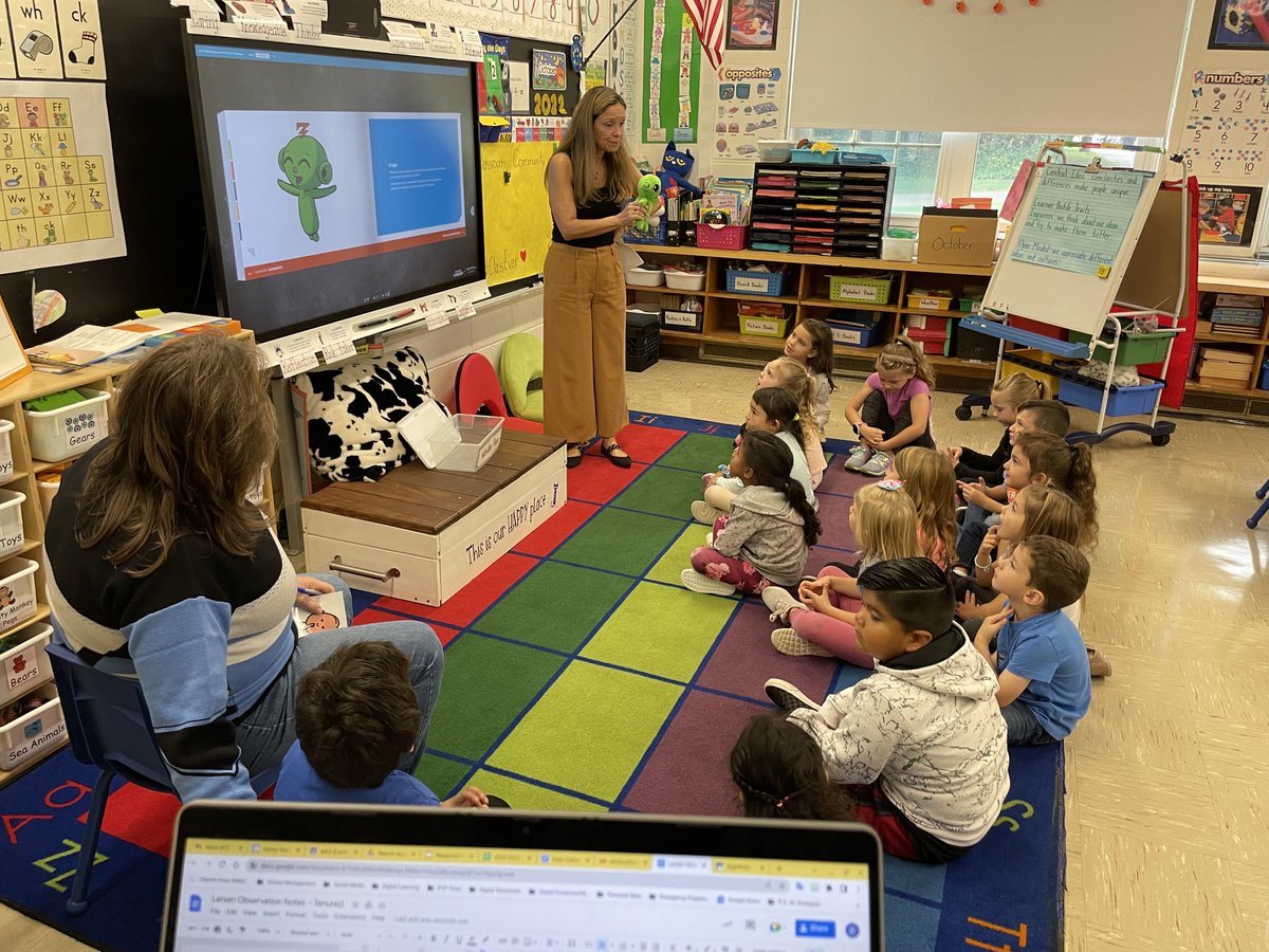 Mrs. Larsen and Mrs. Buccos’ class learning about how members of a community work together!  They call themselves #bestclassever #cmpride #endlessopportunities