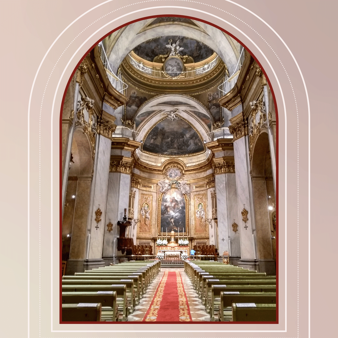 Su valor artístico la hace única.

Tiene un valor incalculable, no solo material, sino también intangible. Entrar en el recinto es una real experiencia de Belleza que acoge a quien la visita, sean creyentes o no, llenándolo de paz.

Ayúdanos a conservarla: restaurarbasilicasanmiguel.org/dona/
