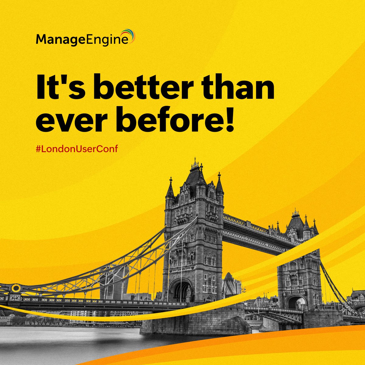 manageengine's tweet photo. Managing IT sure can be challenging. Join us for ManageEngine's User Conference in London, and learn how you can step up your IT game. Register at: https://t.co/o7mJFuPYRt
#LondonUserConf https://t.co/jxdhFF6cAc