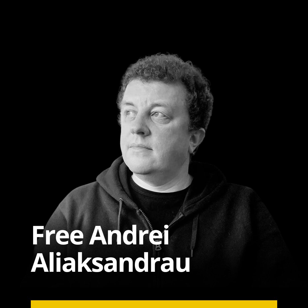 HRHFoundation's tweet image. 1/2 Today #Belarus #journalist Andrei Aliaksandrau was sentenced to 14 years as a reprisal for his legitimate work. We condemn this outrageous sentence &amp;amp; repeat our call for his immediate &amp;amp; unconditional release along with all 1340+ political prisoners in Belarus.