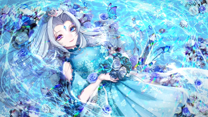  #あなたのあお色の作品を見せてください 