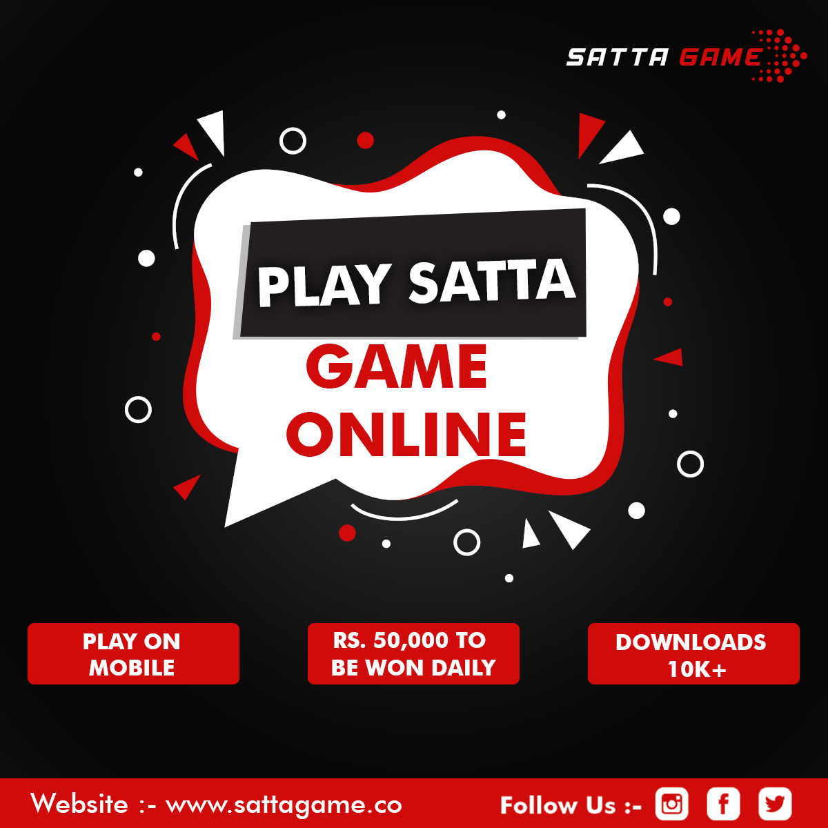 SattaGameApp's tweet photo. Enjoy quality gambling services and take chances to double profits. Download the app right now!
⬇️https://t.co/8mRaMq5JgH
👉Visit website: https://t.co/e5h7x9Tyk7
.
.
.
.
.
#sattagame #sattaking #sattamatka #sattaresults #sattabazar #bettingexchange #gambling #casinogame #poker https://t.co/FlKTKX9olJ
