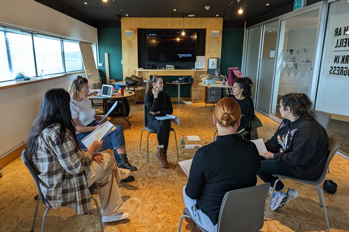National Theatre Wales (@ntwtweets) on Twitter photo We're back in the room with <a href="/FaebianAveries/">Faebian Averies</a>, our <a href="/BBCWales/">BBC Wales 🏴</a> Writer in Residence 2020. She's written a new play - Orion - about a young woman who's obsessed with becoming a star. We're really looking forward to working on it for the rest of the week with this lovely lot. We're back in the room with <a href="/FaebianAveries/">Faebian Averies</a>, our <a href="/BBCWales/">BBC Wales 🏴</a> Writer in Residence 2020. She's written a new play - Orion - about a young woman who's obsessed with becoming a star. We're really looking forward to working on it for the rest of the week with this lovely lot.