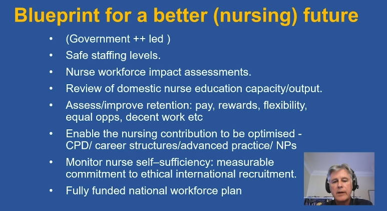 AnnabethAE's tweet photo. Blueprint for a better nursing future according Jim Buchan #enc22 #ict #nurses #verpleegkundigen https://t.co/vAKr0V6jXA