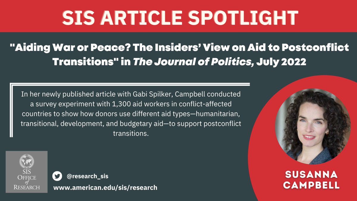 Congratulations to @SusannaCampbell on her recently published article with @gabi_spilker in @The_JOP!